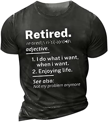 Swrowesi Мъжка Тениска С писмото принтом, Тениска с къс ръкав и кръгло деколте, Индивидуалност, Ежедневни Риза, Тениска За тренировки, Тениска