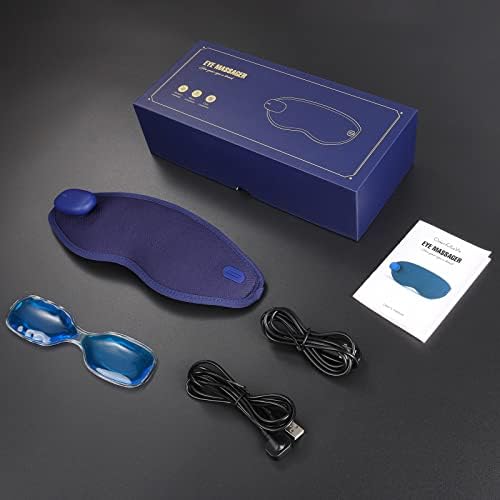 Безжична Маска за очи Taykoo с подгряване, USB-Маска за сухота в очите, Маска за сън, за мъже и жени, Преносима Професионална Електрическа