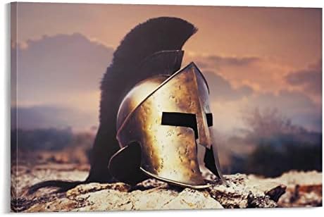 Изкуството на Воина, Изкуство Спартанского Воин, Изкуството на Древен Воин Спартанского Войн Спартан Каска, Американската Война Платно