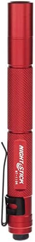Метален светодиоден фенер Nightstick MT-100R Mini-ТАК, 2 ААА, 5.4 инча (137 мм), червен