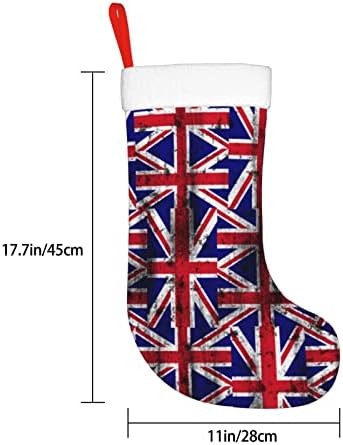 Коледни Чорапи Augenstern, Издържат Великобритания, Британски Флаг, Двустранни Чорапи За Окачване На Камина.