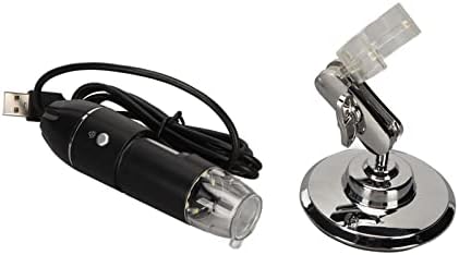 Електронен Дигитален Микроскоп, USB Type C Дигитален Микроскоп 1600X Силна Съвместимост, 8 Led Лампи CMOS Сензор за Лаборатория