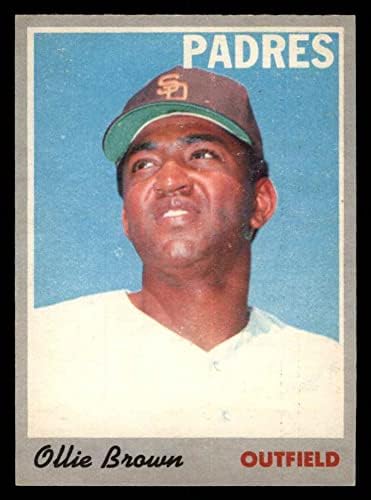 1970 О-Пи-Джи 130 Оли Браун Сан Диего Падрес (Бейзболна картичка) EX/MT Padres