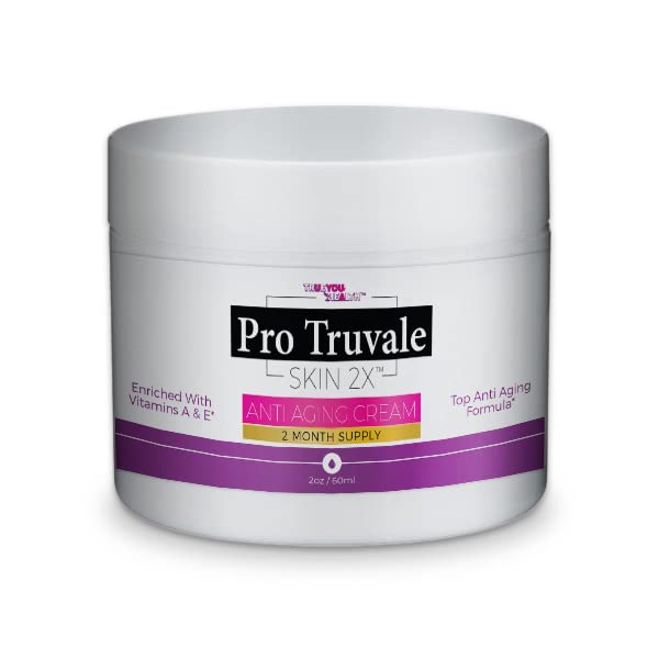 Pro Truvale Skin 2X Cream - крем против Стареене от премиум-клас - Доставка на 2 месеца - е Обогатен с витамини А и С, които