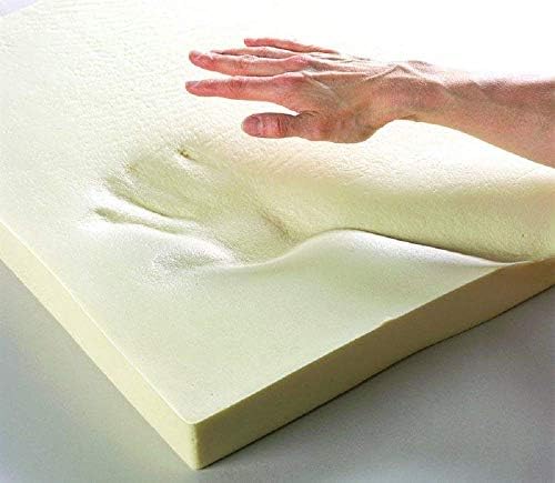 Квадратен лист виско еластична Memory Foam за тапицерия на мебели - 3,5 килограма Висока плътност 2 x15x15 - Луксозното качество за възглавници,