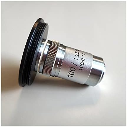 Аксесоари за микроскоп HCHL 20,2 мм за био-микроскоп, Алуминий Преходни пръстен M42 към RMS, монтиране на дигитална камера с 4X100-кратно