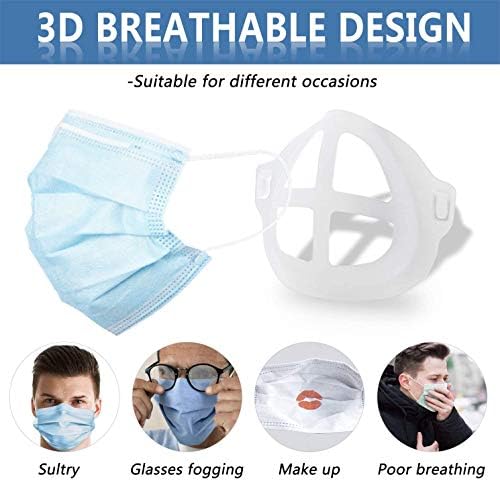 10 бр притежателя на 3D маска за комфортен дишане множество моющаяся маска за лице вътрешна рамка титуляр за защита на спорта Lipstick10