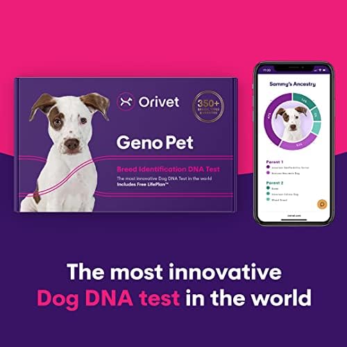 ДНК Тест на куче Orivet Genopet | Комплект за Тестване Куче порода, Генетично Тестване, Наследени Рискове за здравето и живота на план