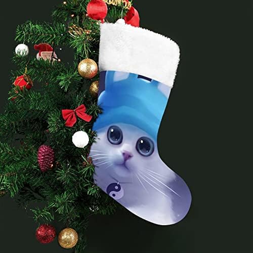 Mirage Star Cat Персонализирани Коледен Отглеждане Коледа Камина За Вашето Семейно Парти Висящи Украшения