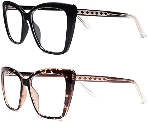 AMOMOMA, модерни дамски очила за четене TR90 със синя светлина, стилни квадратни очила за котешки очи AM6031