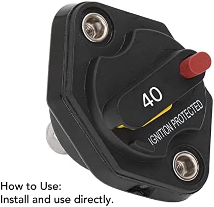 Защита от претоварване работен ток на предпазителя автоматичен прекъсвач 32 В с бутон за Ръчно нулиране за RV ( 3)