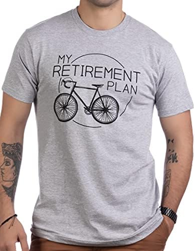 Моят пенсионен план (под Наем) | Забавна Мъжка Тениска с изображение на Ездач На пенсия