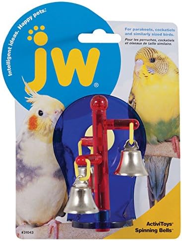 JW Пет Company Activitoys Върти Свирки Играчка-Птичка, Различни Цветове