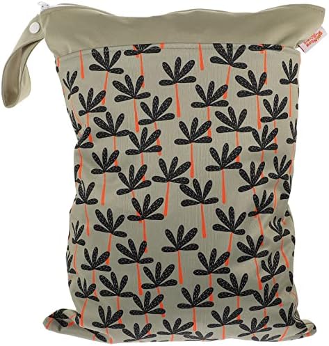Luxshiny стоки от първа необходимост за пътуване Тъканни чанта за влажни сушене на пелени за Еднократна употреба с цип За Пътуване, Плажа,
