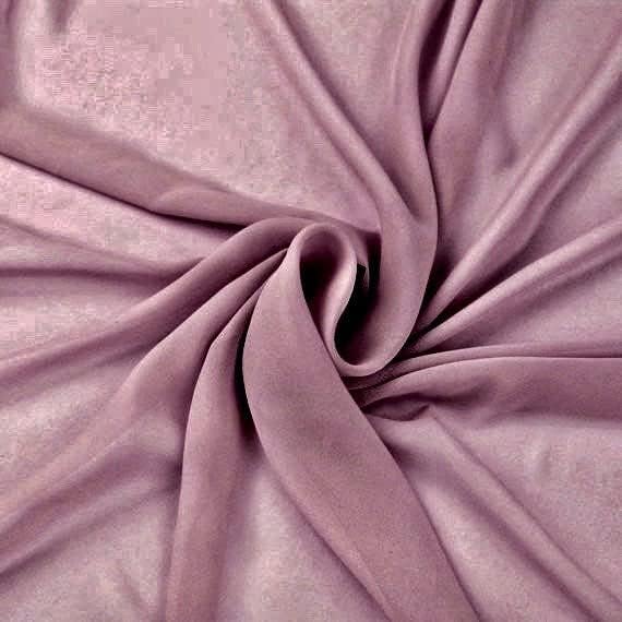 Danielle Тъмно-розово-лиловая многопластова шифоновая тъкан от полиестер Hi-Multi от The Yard - 10075