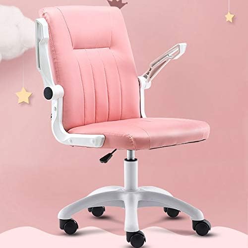 Компютърен стол HNKDD, игралното стол, розово сетчатое червен стол за момичета, милото подемни стол за принцесата, въртящо се кресло
