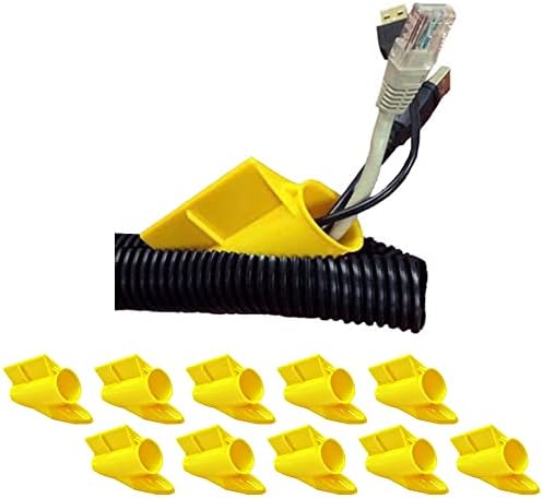 Жълт инструмент за издигат - поставяне на кабел за малки пакети от 1/4 до 3/8 (100 опаковки)