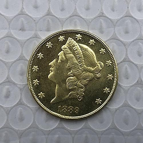 Монета На Повикване 1873-1885 Сребърно Покритие Копие На Възпоменателни Монети Любителски Събиране На Монети За Спомен Ръчно Изработени