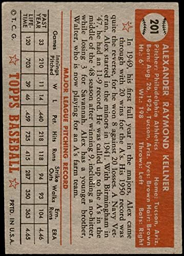 1952 Topps 201 Алекс Келнер Филаделфия Атлетикс (Бейзболна картичка), БИВШ спортист