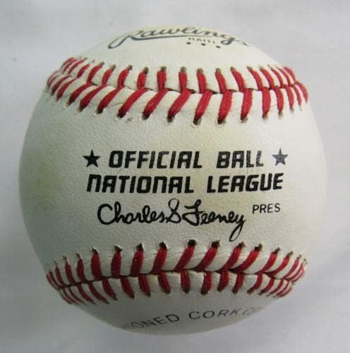Грег Джефрис Подписа Автограф Rawlings Baseball B91 - Бейзболни Топки С Автографи