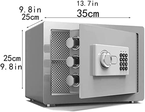 Големият електронен цифров сейф, за домашна сигурност на бижута -имитация на заключване на сейфа (цвят: черен)