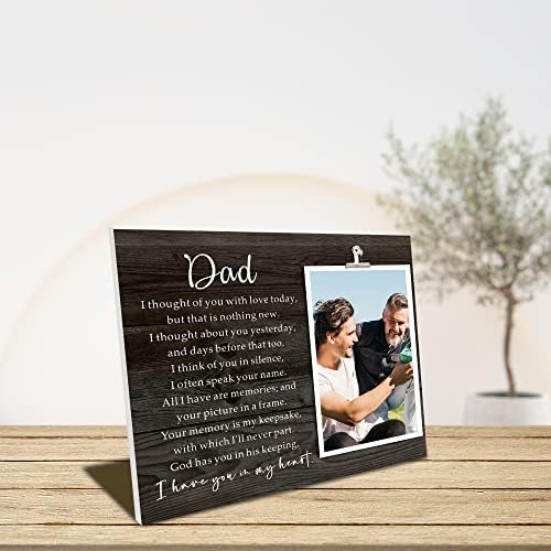 SUNBMO Рамка за снимки със загубата на татко, Запомнящи се подаръци във връзка със загубата на баща си, в Нежен спомен за бащата,