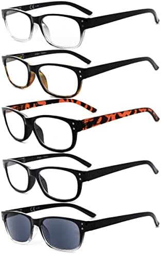 Eyekepper ще Спести 10% на 5 опаковки очила за четене с кутия пролетта вериги за мъже и 5 опаковки класически ридеров +2,25