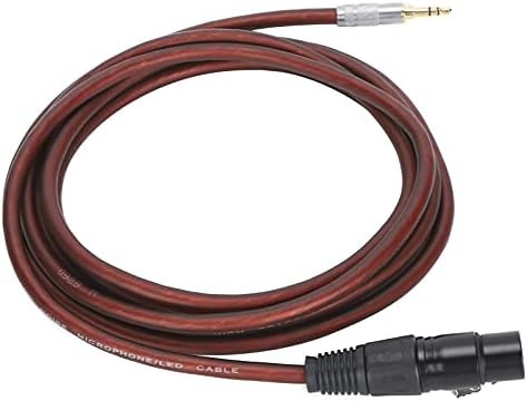 Кабел GOWENIC XLR-3,5 мм, Гъвкав кабел-адаптер 24AWG XLR конектор за свързване към конектора 3,5 мм Кабел-адаптер за свързване към конектора
