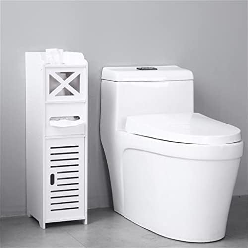 CXDTBH Тесен Шкаф за тоалетни принадлежности с препратка тъкани, Два шкафа за съхранение на тъкани, Тесен Шкаф за Баня, Здрав Съраунд Шкаф