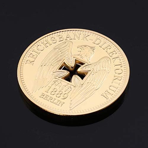 Amosfun German Imperial Bank Златни Възпоменателни Монети Германия Кръст Орел Противоречи На Събиране На Монети