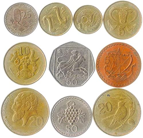 Ботсвана 10 Смесени монети | Тебеа | Басейн | Екзотични Африкански животни | От 1976 г.