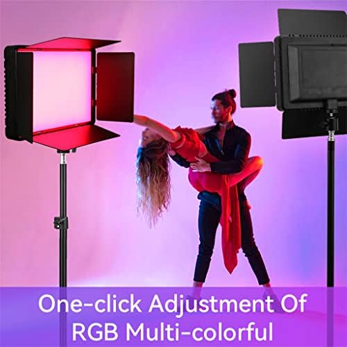 SDFGH RGB led Лампа за Видеозаснемане 0-360 ° Пълноцветно Заполняющее Осветление, табло за лампи CRI95 + 3000-6500 K за снимки на живо (Цвят: E, Размер: 1)