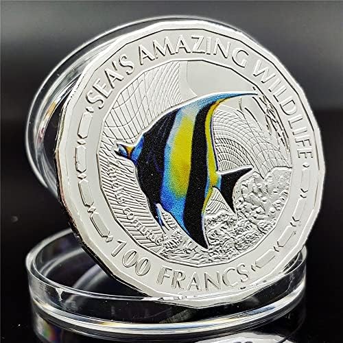 Африканска Бурунди Възпоменателна Монета 100 Франка за 100 Франка Морското Животно Възпоменателна Монета Декоративна Риба