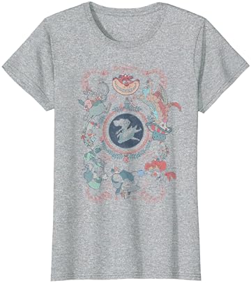 Тениска Дисни Алиса в Страната на Чудесата в стил карта Мэшапа