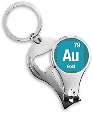 Au Gold Наука За химичните Елементи Ножица За Нокти Халка Ключодържател Отварачка За Бутилки Машина За Рязане