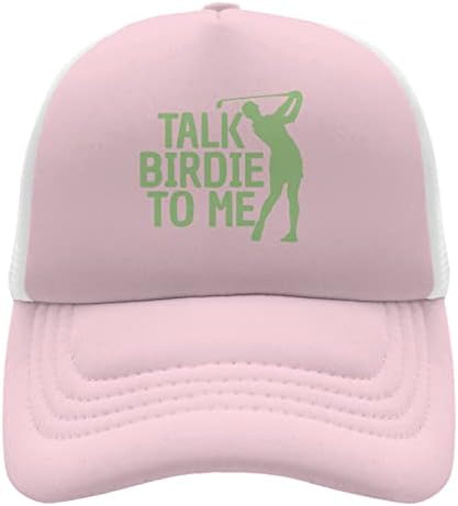 Бейзболни шапки IVEMA Tennis Dad Hat Talk Birdie to Me, Забавна Шапка за Момче
