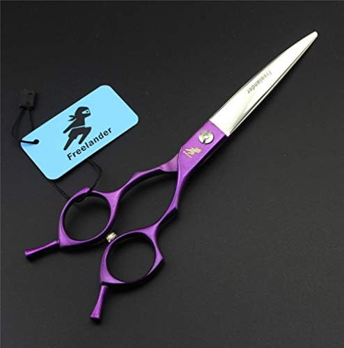 6,5-Инчов Ножици За Грижа За домашни любимци Japanese 440c, Сгибающие Ножица за Подстригване на коса, Лилаво