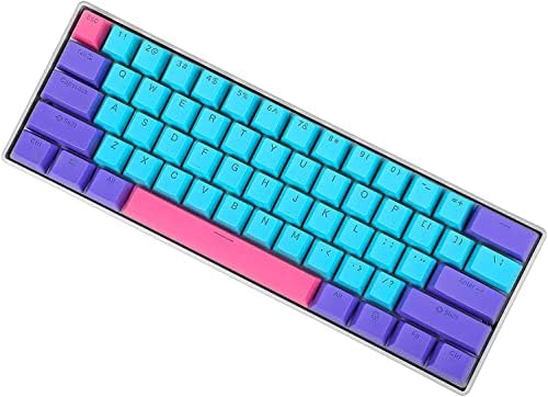 Жичен детска клавиатура BOYI 60% Ръчна Детска клавиатура, 61 мини RGB преминете Cherry MX с клавишными клавишите PBT, програмируема