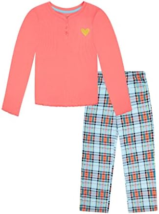 Пижамный комплект за момичета US Angels Dreamlife, Мек и Уютен комплект от 2 теми, тениски и панталони, Размер 7-16