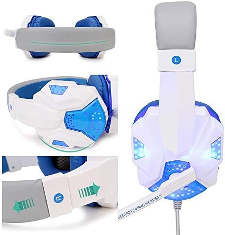 Детска слушалки, Съвместими с вашия компютър за вашия КОМПЮТЪР/за PS4/Xbox One/Switch и мобилни устройства, стерео слушалки с шумопотискане