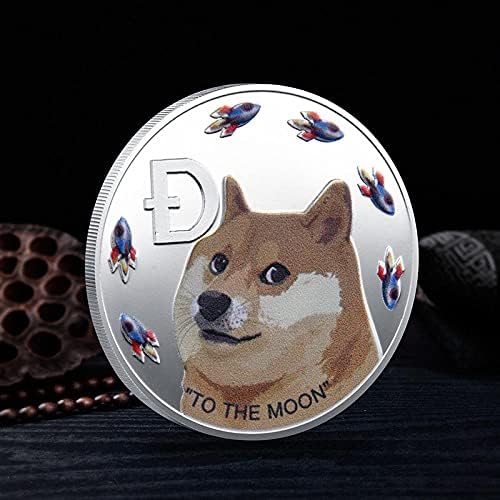 Двустранен Куче Монета, Монета Боя Иконата На Възпоменателна Монета, Медал Подарък Имитация На Занаятите Колекция На Магазини За Бижута,