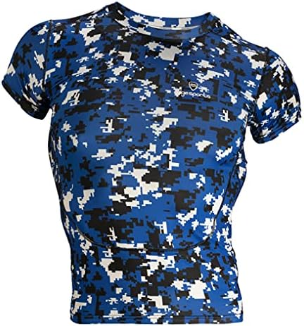 Компресия ризи момчета - Страхотни Сухи Спортни ризи с къс ръкав за младежки спортове - Идеална за футбол, Баскетбол, Бейзбол
