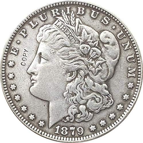 1879 САЩ Долар Морган Монети Копие на Копие на Декорации за Събиране на Подаръци