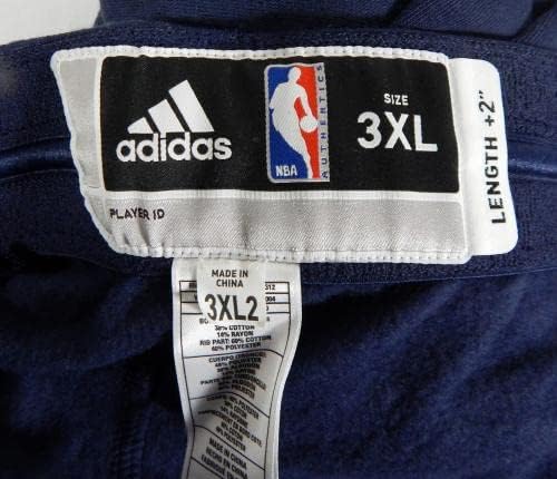 2012-13 Шарлот Бобкетс Използва За игра на Тъмно Синьо Разминочные Панталони 3XL DP46824 - Използва За игра В НБА
