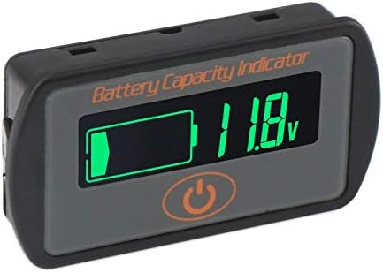 Aili Индикатор за капацитет на батерията 2в1 Напрежение Капацитет SOC Разход Измерител на Оловно-Киселинната 12 24 36 48 В литиево-йонна