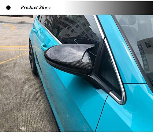 JC SPORTLINE Капачки за огледала от Настоящето Въглеродни влакна за Volkswagen VW Golf MK7 MK7.5 База GTI R 2014-2018 Замяна