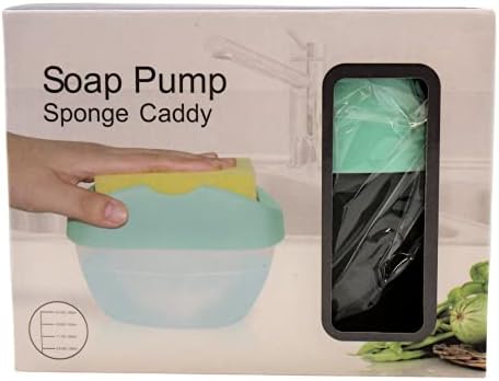 Надежден Индустриална Помпа опаковка за сапун за съдове за кухня Включва гъба - Компактен, за многократна употреба Опаковка
