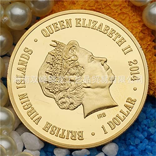 Монета На Животното Конго Щастлива Русия Лигр Британската Кралица Подарък Възпоменателна Монета Мемориал Медал На Сребърни Монети Занаяти Колекционерска
