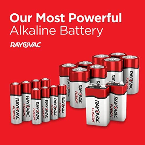Батерии Rayovac C, алкални батерии Fusion Premium C Cell, 4 бр.