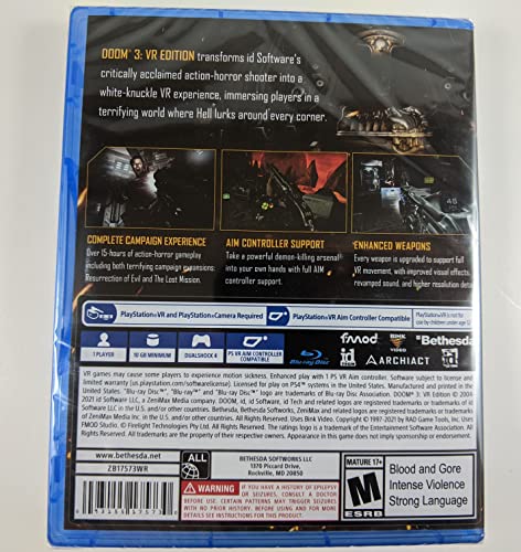 Doom 3 VR Edition - Playstation 4 PSVR